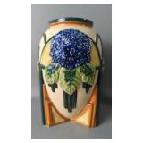 Great Art Deco Ceramic Vase Skyscraper Buttresses