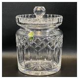 Waterford Crystal Lismore Biscuit Jar, 7' Tall,