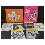 Vtg Charlie Brown Book & Other 60's Playbills