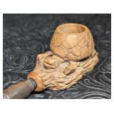 Hand Crafted Marxman Tortoise Figural Smoking