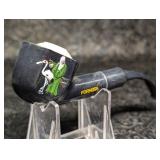 Smoking Pipe with Asian Scene Marked Formosa
