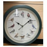 Bird Wall Clock Works