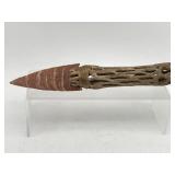 LARGE ARROWHEAD W/ CHOLLA WOOD HANDLE
