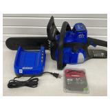 KOBALT 40V MAX CHAINSAW W/ GOOD BATTERY, CHARGER