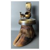 Taxidermy Hoof Smoke Stand Ashtray