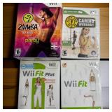 Wii Fit Plus/ Wii Fit/ Zumba/ Wii Golds Gym