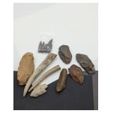 ARTIFACTS STONE & BONE ANTLER TOOLS