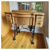 Sewing Machine Desk New Home quartersawn Oak