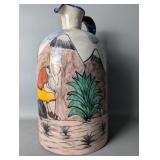 Sin Plomo Signed Large Mexican Folk Art Pottery
