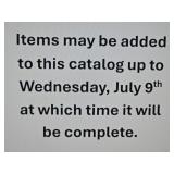 Catalog Notice