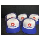5 NOS OTASCO SUMMER BALL CAPS