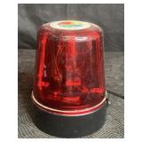 ROTATING RED LIGHT WORKING ELECTRIC