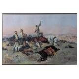 Charles M. Russell [1864-1926] 'BESTED' Framed