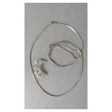 Sterling Chain Necklaces & Sterling Silver Angel