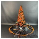 Fancy Witchï¿½s Hat Complete w/ Silver Glittery