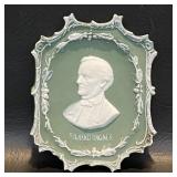 German  Jasperware Richard Wagner Wall Plaque