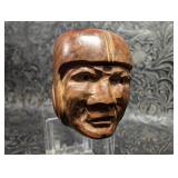Hand Carved Briar Football Player Figural Smoking