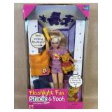 1997 Flashlight Fun Stacie & Pooh Barbieï¿½s Little