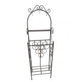 Wrought Iron Wine Rack