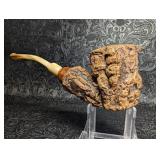 Vintage Cork Wrapped Smoking Pipe