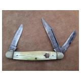 Vintage Keen Kutter 3 Blade Folding Pocket Knife