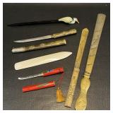 Antique Japanese Brass Letter Openers / Page