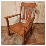 Antique Oak Rocking Chair