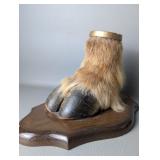 Mountain Musk Ox Taxidermy Hoof Ash Tray Ashtray