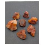 77G OF RAW CARNELIAN STONE OF MOTIVATION &