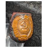 Hand Carved Smoking Pipe with Soviet Union Emblem