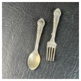 Fork & Spoon Sterling Pinsp