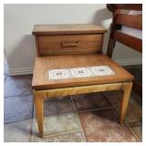 MCM Step Side Table Mid Century Modern Furniture
