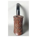 Vintage Carved Tobacco Smoking Pipe Coat of arms