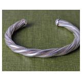Sterling Silver Twisted Cuff Bracelet
