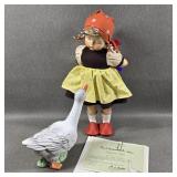 M.I. Hummel 'Goose Girl' Doll**