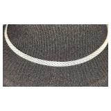 18' Sterling Silver Flat Mesh Style Necklace
