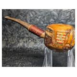 Vintage Brugge Belgium Souvenir Smoking Pipe,