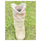 CONCRETE COWBOY BOOT PLANTER