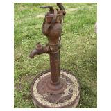 WATER PUMP HAND PUMP MOUNTED ON STEEL WHEEL