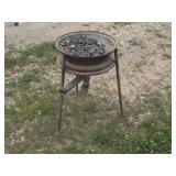 Small Homemade Portable Blacksmith Forge