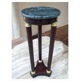 Faux Marble Plant Stand