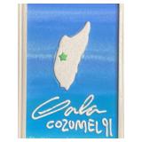 SAND ART SIGNED & NUMBERED GALA COZUMEL 91