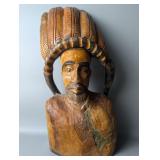 Native Folk Art Wood Sculpture