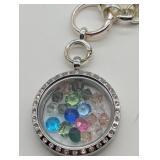 GEMSTONE ORIGAMI FASHION NECKLACE