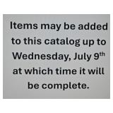 Catalog Notice