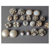 Vintage Clip on & Screw Back Earrings, Coro,