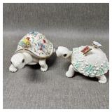 Lenox Parvaneh Holloway Turtle  Figurines