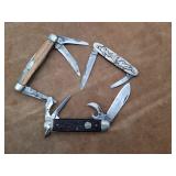 Vintage Ulster Boy Scout 4 Blade Pocket Knife USA