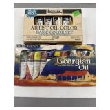 Oil Paints w/ Artist Canvas Primed
