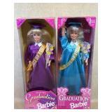 Graduation Barbie 1997 and 1998